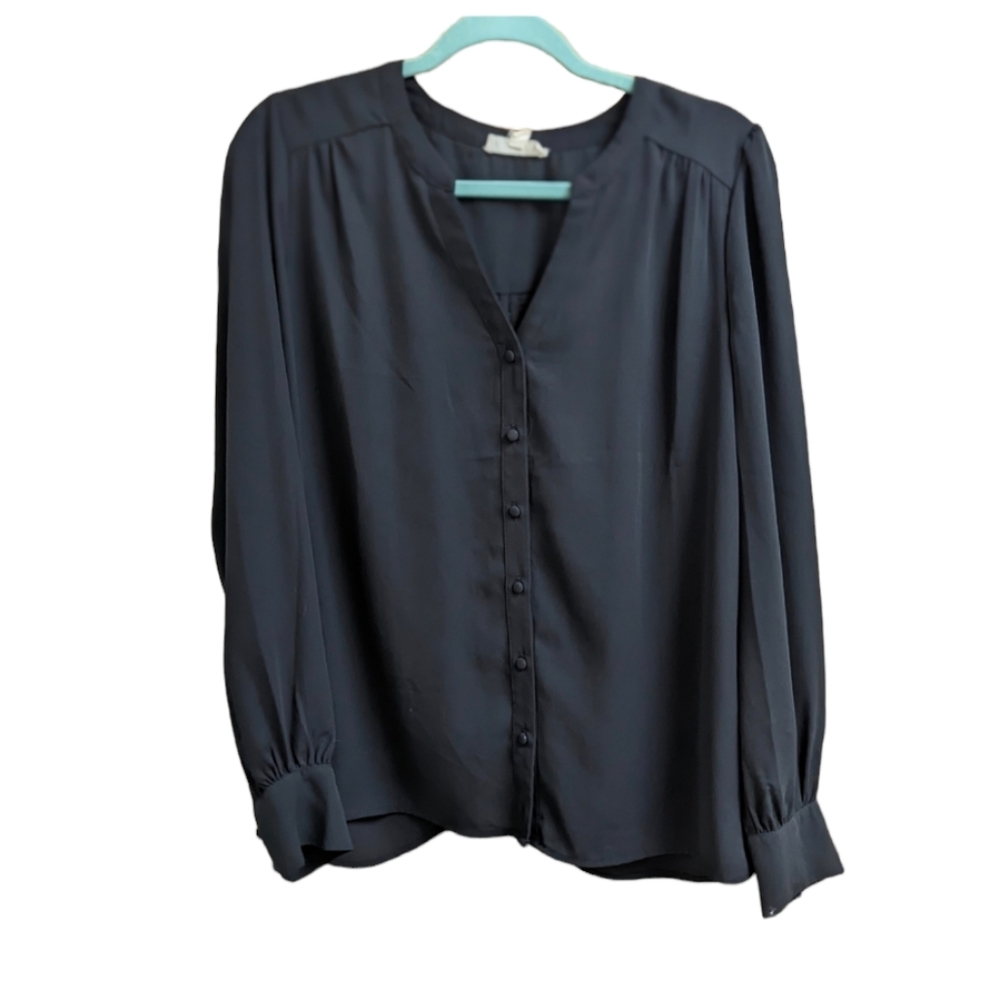 Promesa Black Blouse Size Large